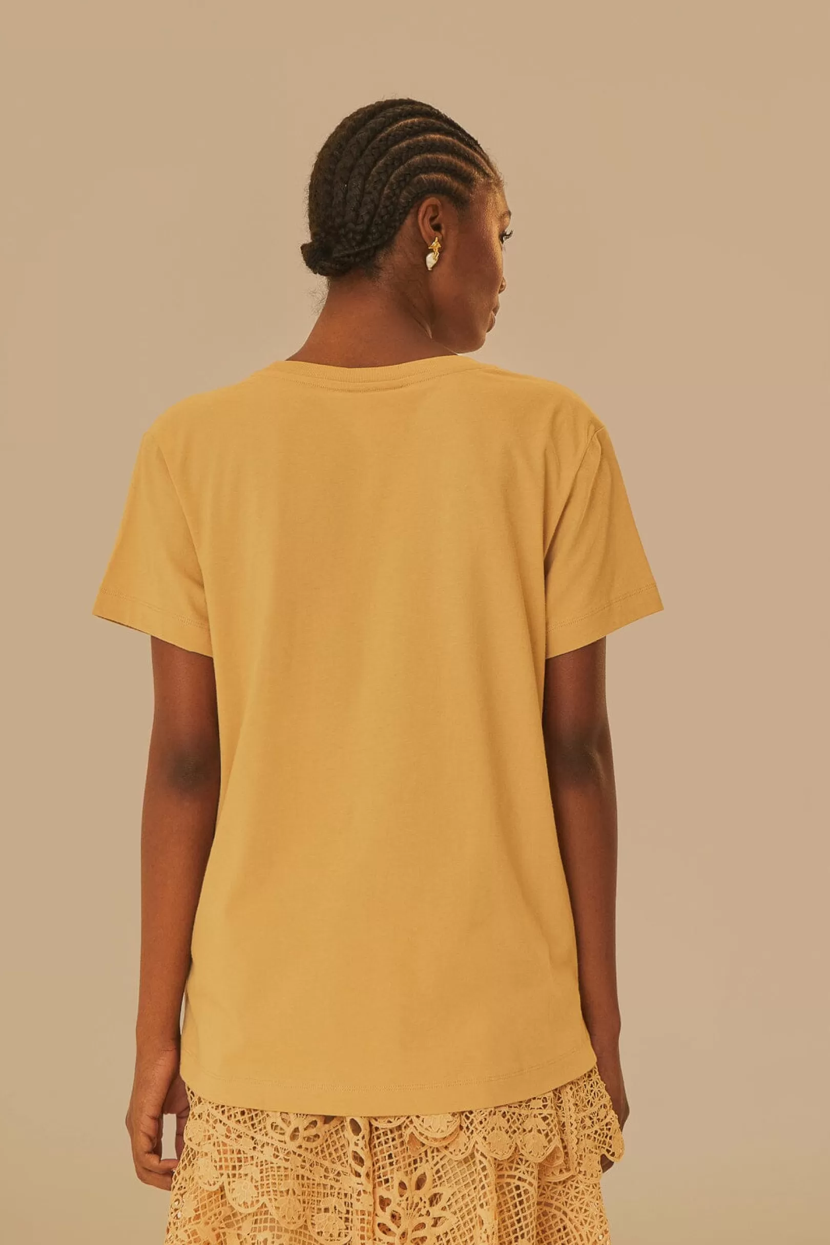 FARM Rio  AMAZONIA CORACAO E O NORTE FIT T-SHIRT Cheap