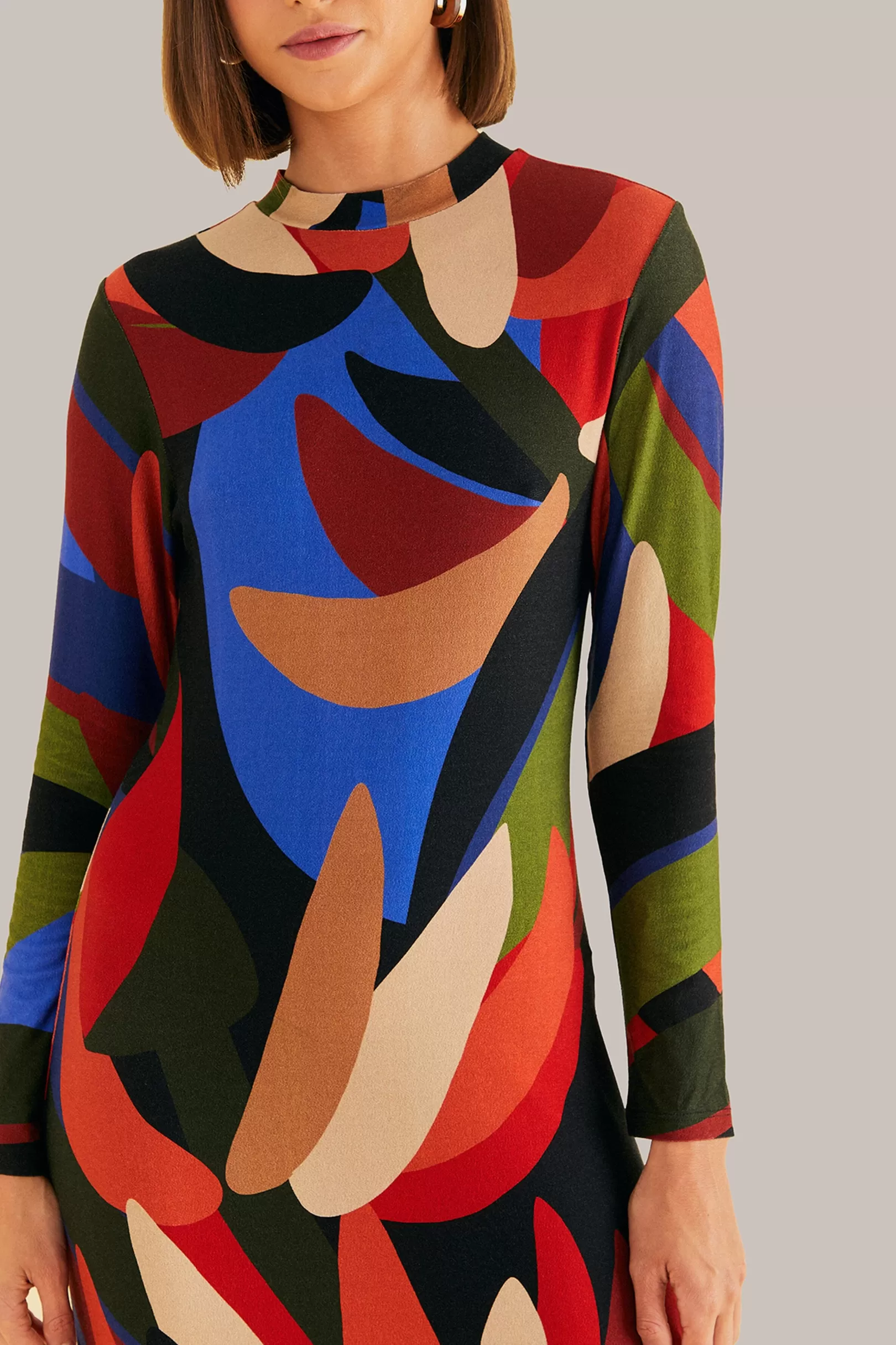 FARM Rio  MULTICOLOR GRAPHIC BANANAS LENZING™ ECOVERO™ VISCOSE MIDI DRESS Sale