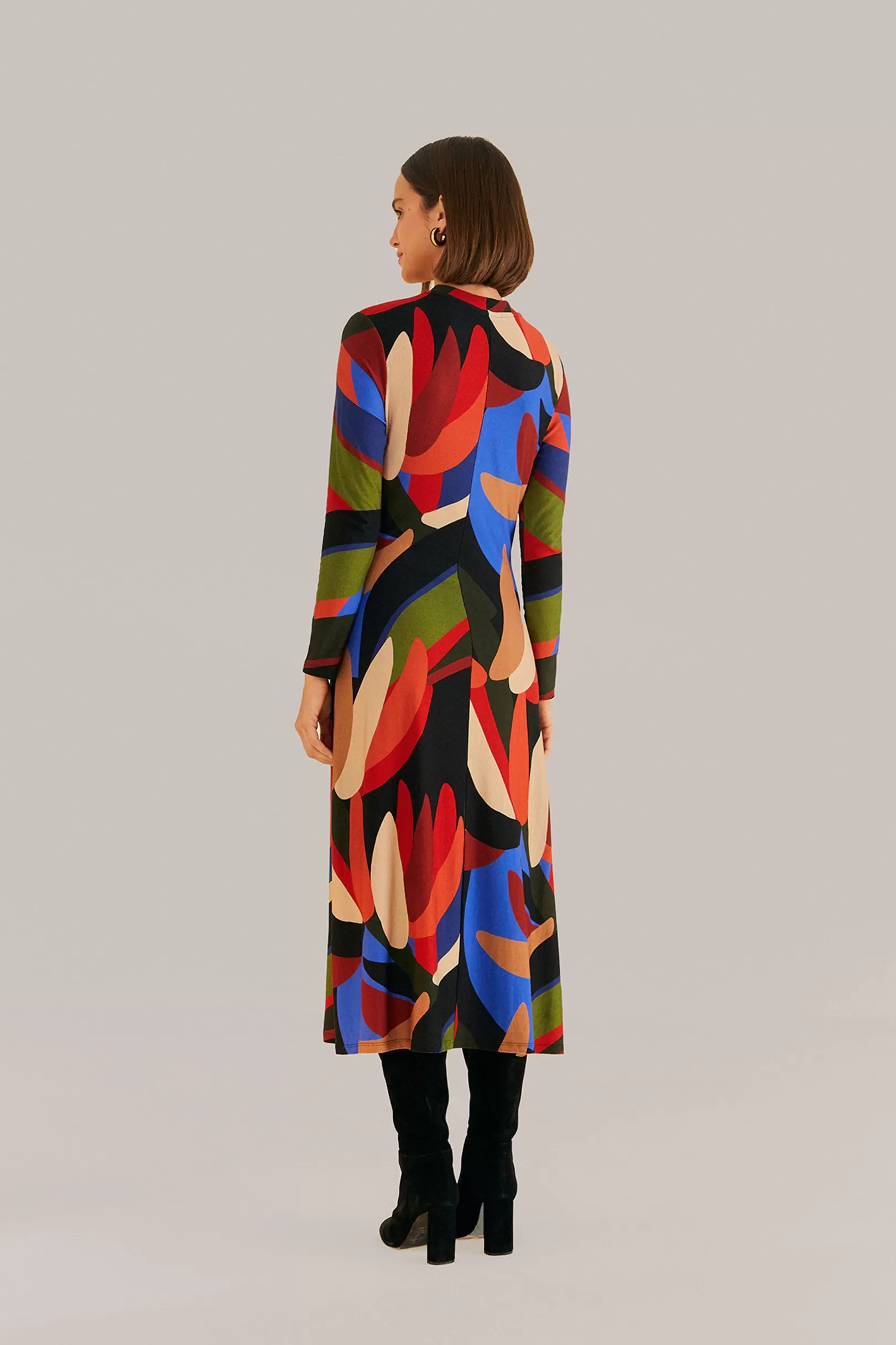 FARM Rio  MULTICOLOR GRAPHIC BANANAS LENZING™ ECOVERO™ VISCOSE MIDI DRESS Sale