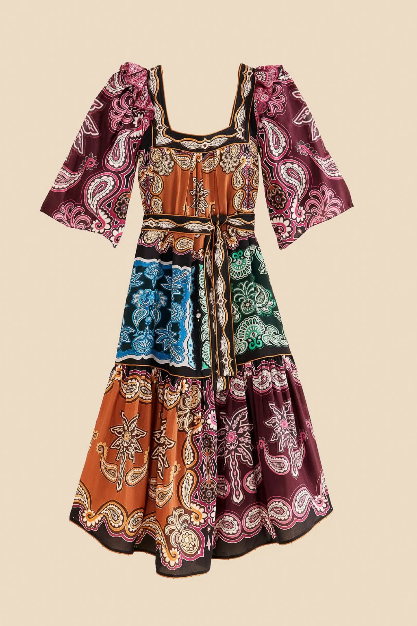 FARM Rio  MULTICOLOR SWEET MERMAIDS MIDI DRESS Best