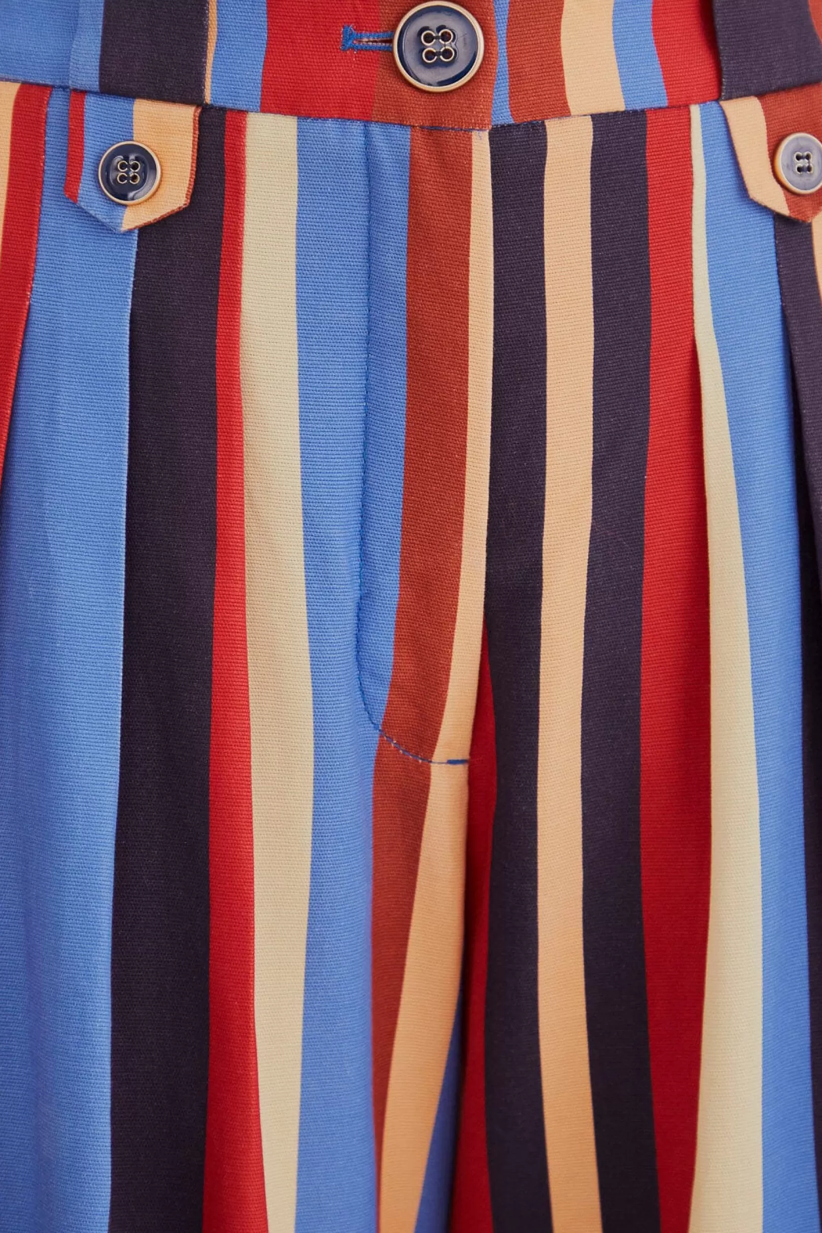 FARM Rio  MULTICOLOR WINTER STRIPES TAILORED PANTS Cheap