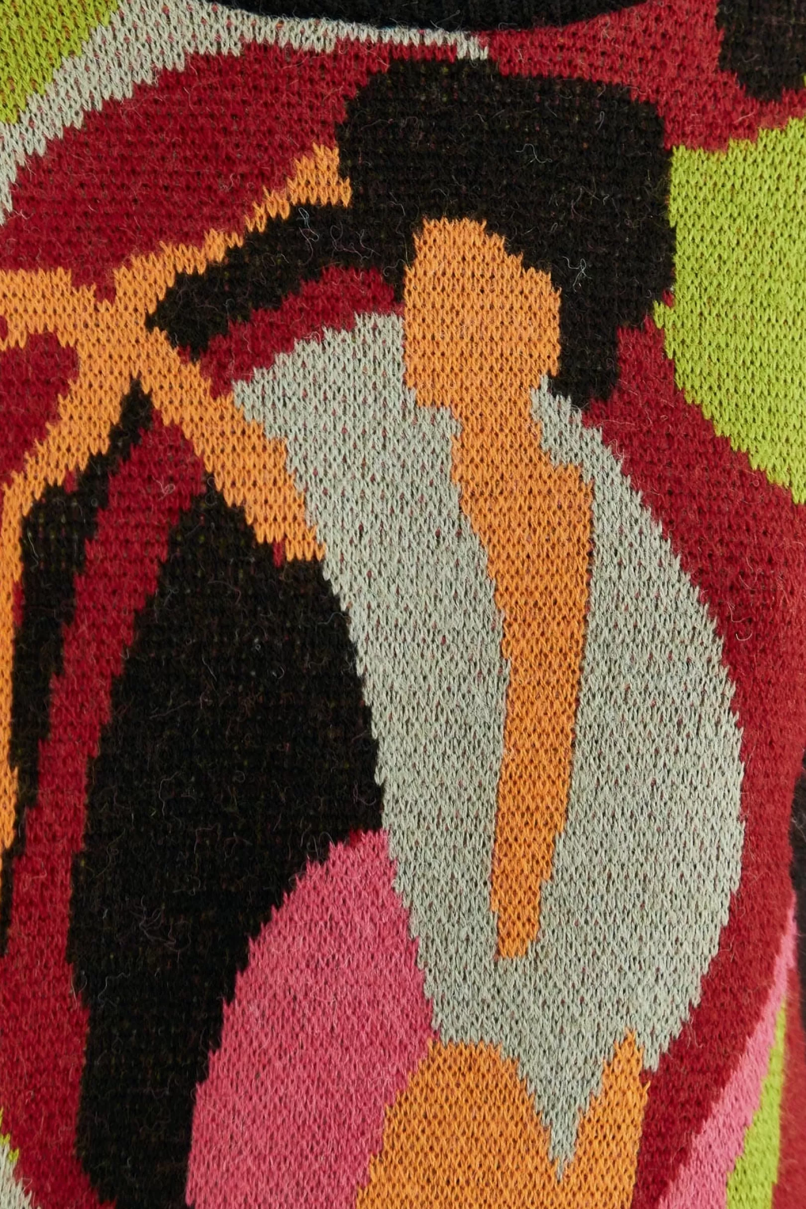 FARM Rio  THE MULTICOLOR DANCE KNIT SWEATER Cheap