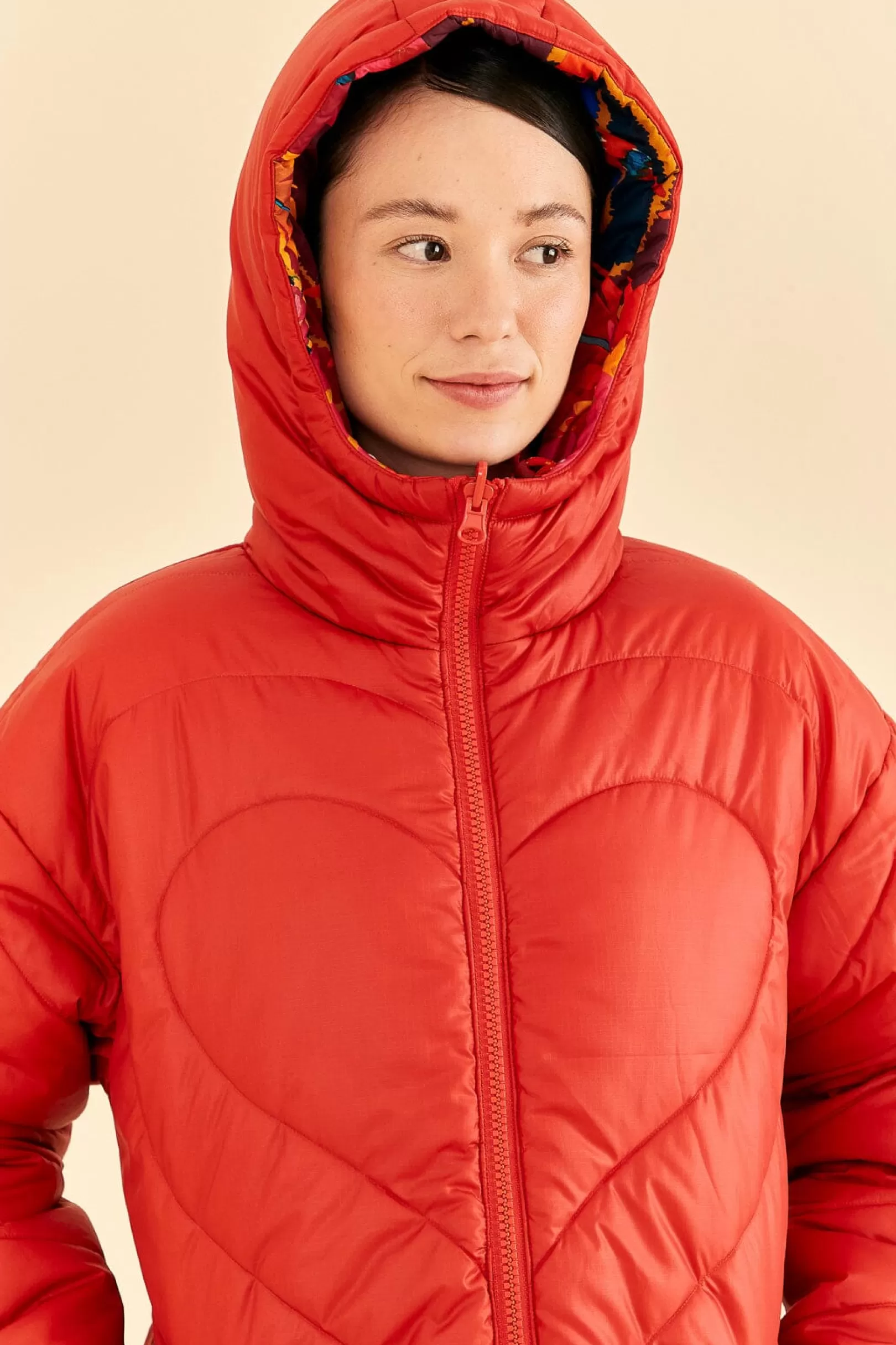 FARM Rio  VINTAGE WAVE REVERSIBLE PUFFER JACKET Fashion