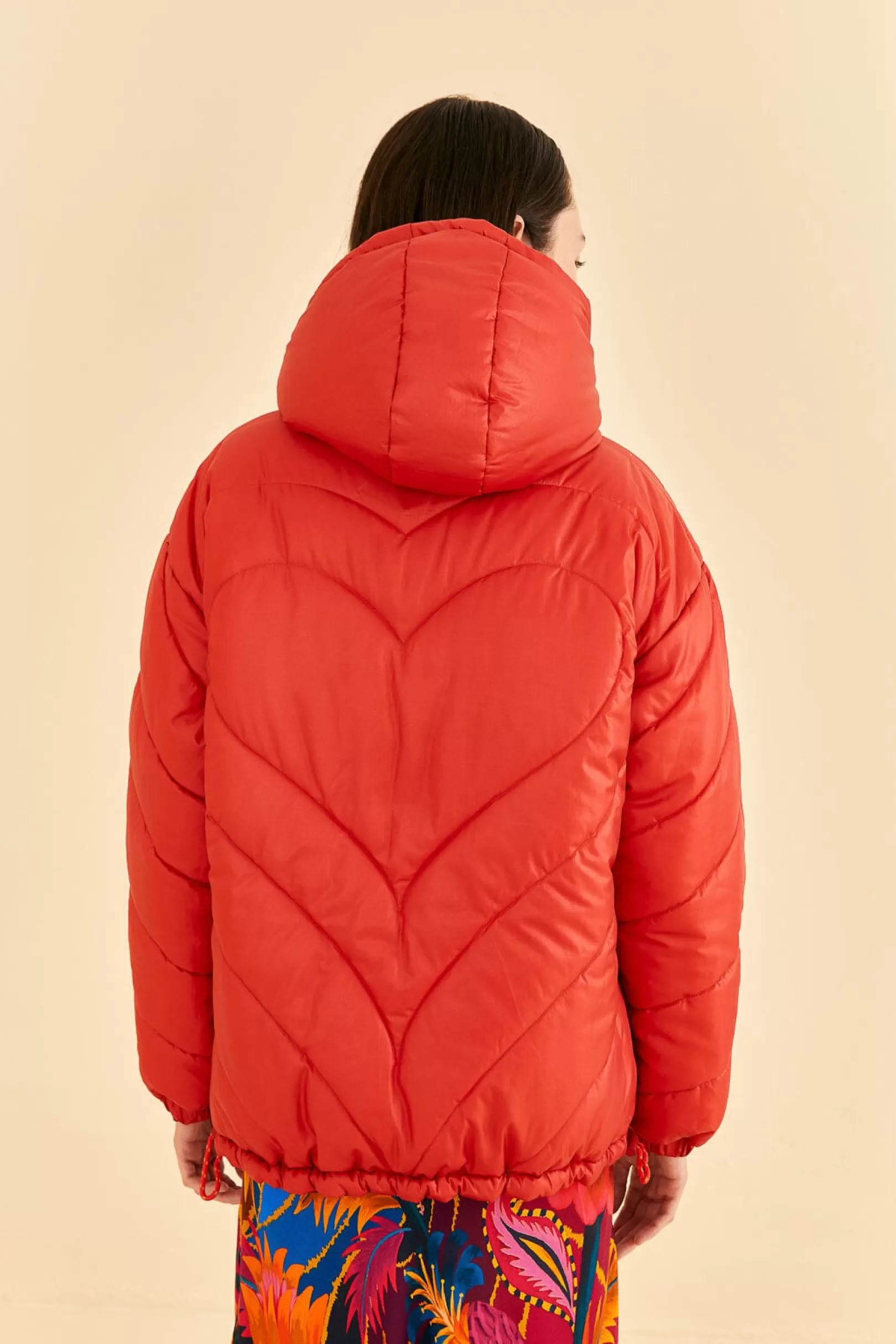 FARM Rio  VINTAGE WAVE REVERSIBLE PUFFER JACKET Fashion