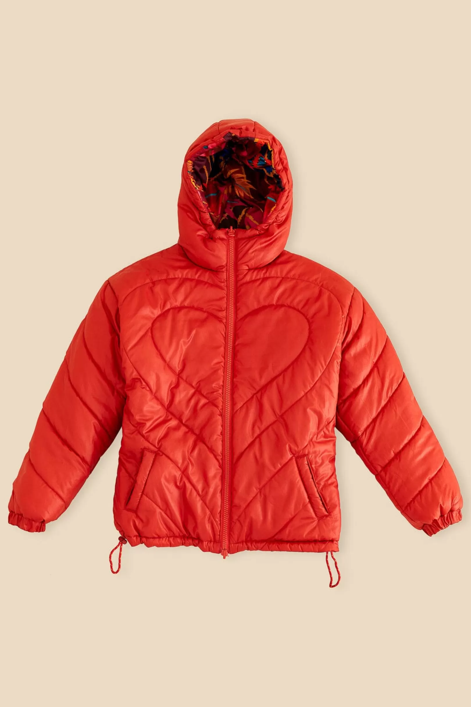FARM Rio  VINTAGE WAVE REVERSIBLE PUFFER JACKET Fashion